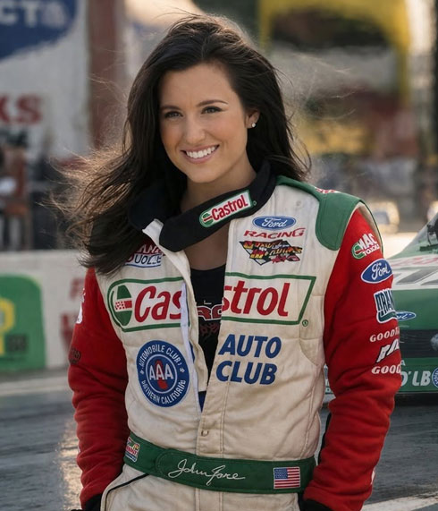 Ashley Force Hood